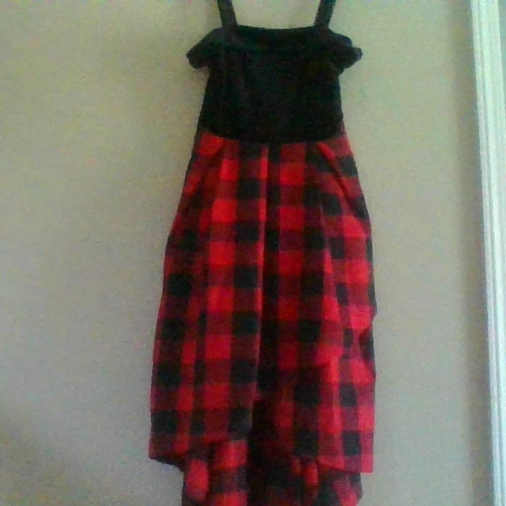 Speechless Kids Red and Black Dress